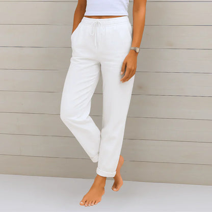 Solena | Luchtige Linnen Broek voor Dames