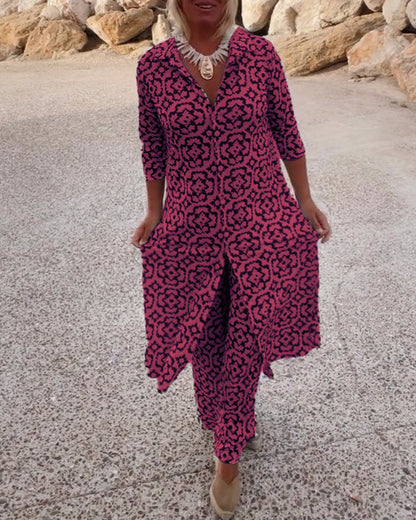 Sari – Set met knoopsluiting