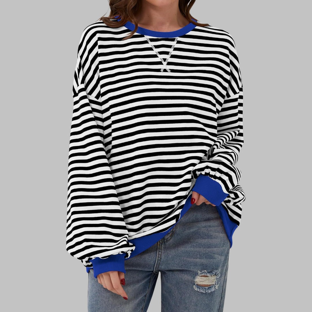 Falado - Casual gestreepte trui