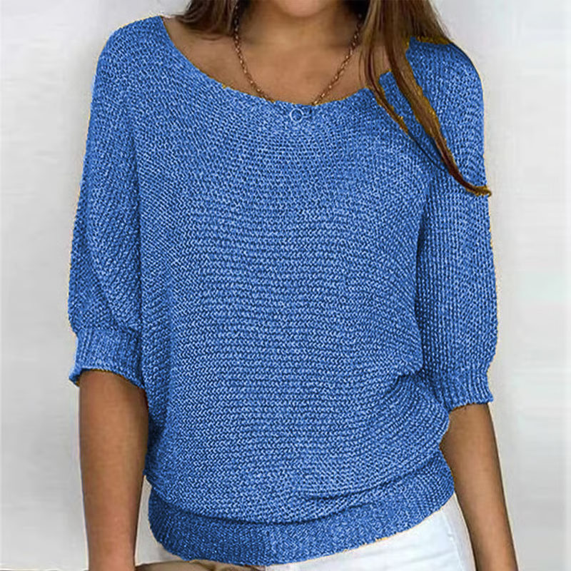 Iris™ | Lichte Zomertrui met 3/4 Mouwen – Comfort & Casual Elegantie